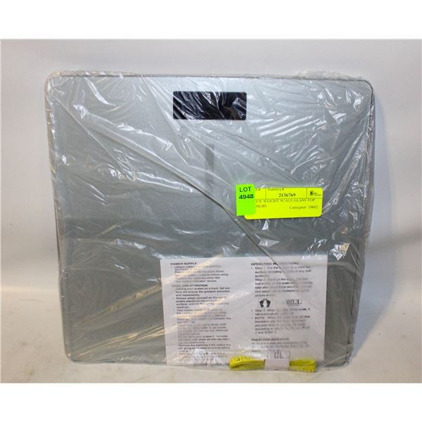 NEW WEIGHT SCALE GLASS TOP 396LBS