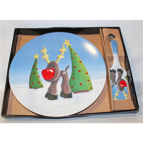 DESIGNER HOMEWARES RUDOLF CAKE SET