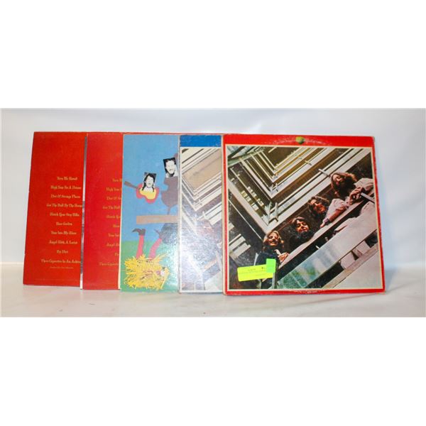 2 BEATLES & 3 K.D. LANG ALBUMS