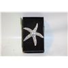 Image 1 : NEW STARFISH BROOCH WITH CLEAR