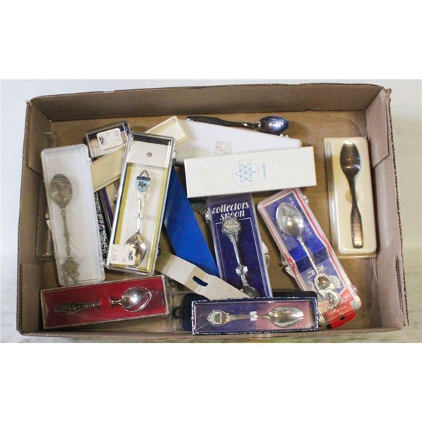 FLAT OF COLLECTOR SPOONS