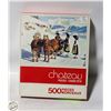 Image 1 : NEW CHATEAU *WINTER IN THE ALPS* 500PC PUZZLE