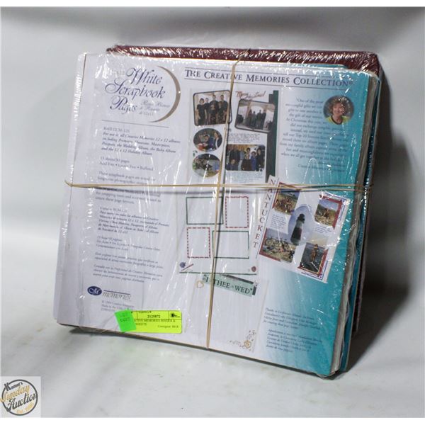CREATIVE MEMORIES BINDER & FILL SHEETS