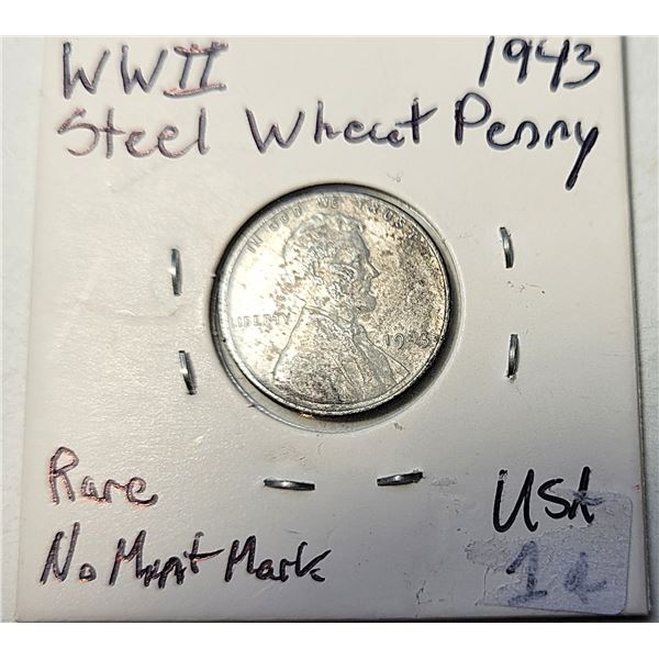 35)  FROM USA, 1943 (WWII)  STEEL WHEAT