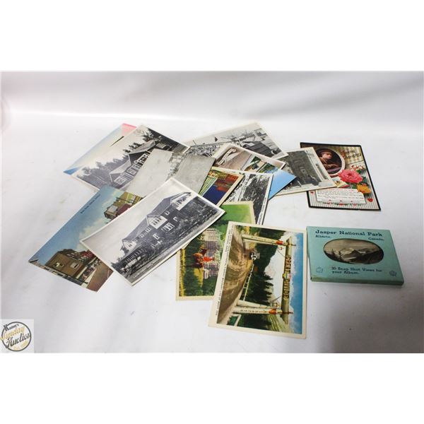LOT OF HISTORICAL ANTIQUE POSTCARDS