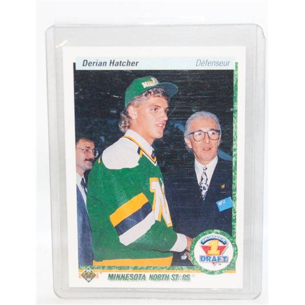 UPPER DECK FRENCH DERIAN HATCHER ROOKIE CARD