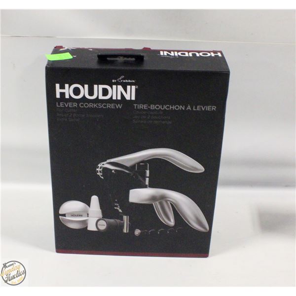 NEW HOUDINI LEVER CORKSCREW