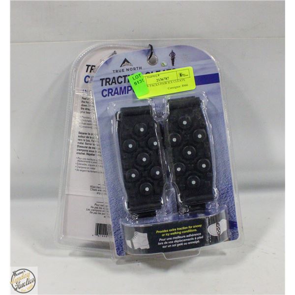 (2) NEW PACKS PAIR ICE CLEATS