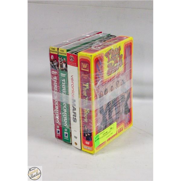 (4) DVD TV SEASON BOX SETS