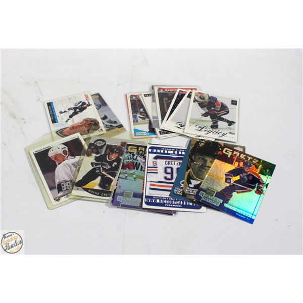 23 ASSORTED WAYNE GRETZKY NHL HOCKEY CARDS