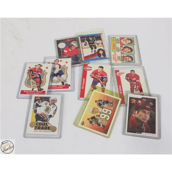 10 ASSORTED NHL HOCKEY CARDS