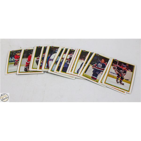 29PK BOWMAN NHL 1990 CARDS OILERS/BLACKHAWKS