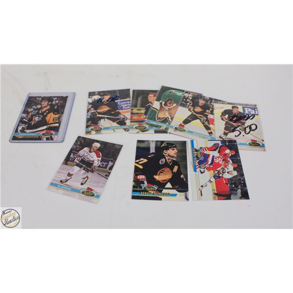 9 TOPPS NHL STADIUM CLUB CARDS