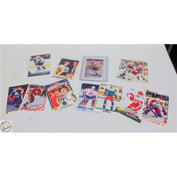 13 ASST'D NHL UPPER DECK CARDS