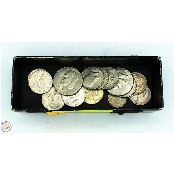 "POLICE SEIZURE" LOT OF AMERICAN COINS SOME SILVER