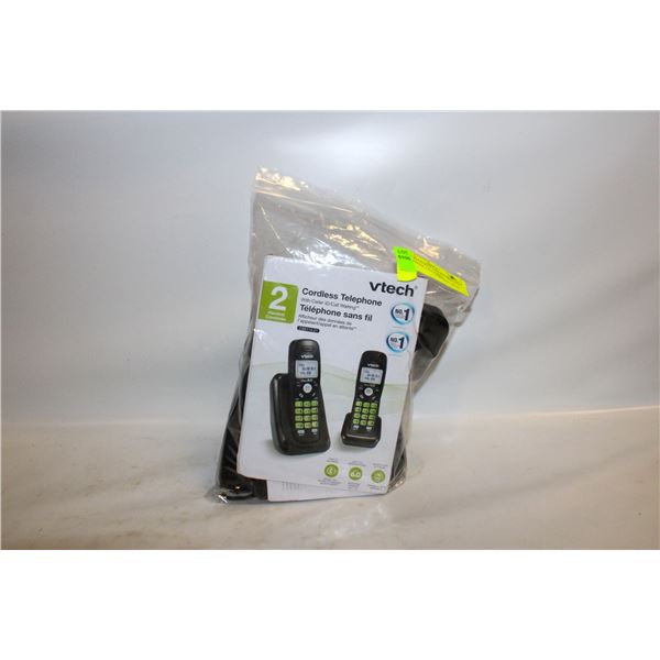 NEW REPACKED VTECH CORDLESS TELEPHONE 2 HANDSET