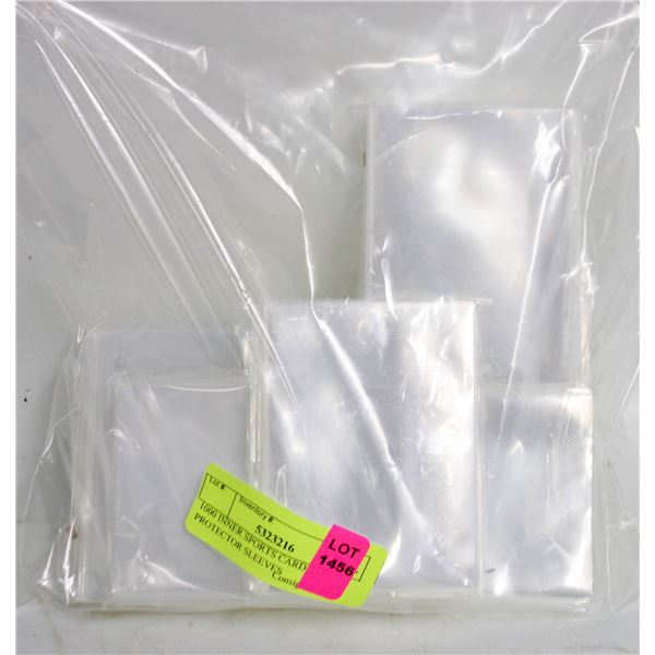 1000 INNER SPORTS CARD PROTECTOR SLEEVES