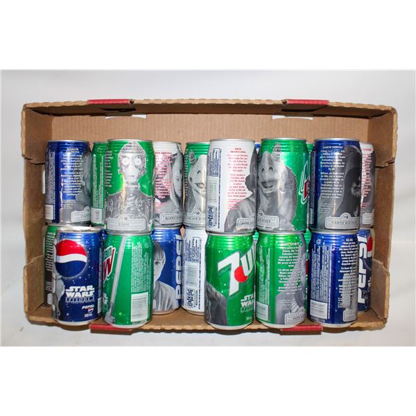 1999 COLLECTOR STAR WARS PEPSI CANS