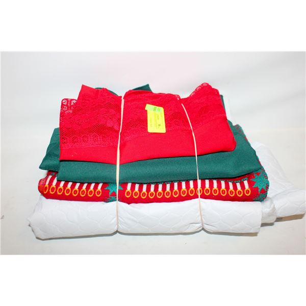 TABLE CLOTHS & PLASTIC TABLE COVER