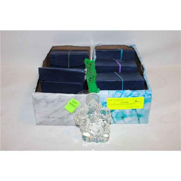 5 SOLID CRYSTAL GANESHA'S