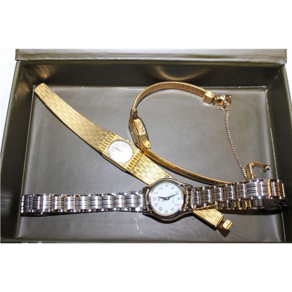 3 VTG LADIES WATCHES INCLUDING 17 JEWEL