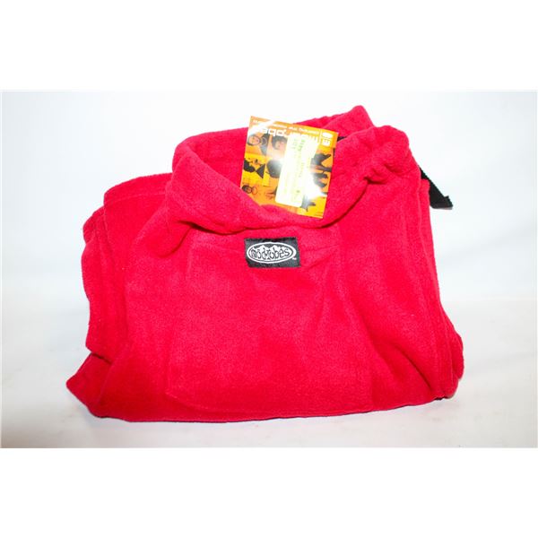 NEW MODROBES FLEECE PANTS RED SIZE XL