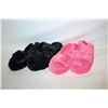 Image 1 : NEW FUZZY WOMEN'S SLIPPERS 1PINK 1BLACK SIZE 6