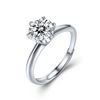Image 5 : 2 CT CERTIFIED ROUND BRILLIANT MOISSANITE 925S