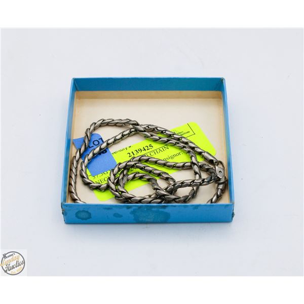 37.3G 925 STAMPED CHAIN NECKLACE 24"