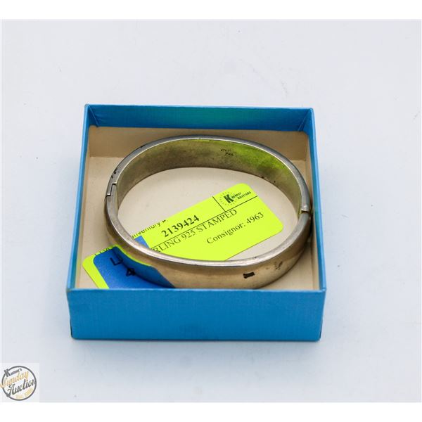 61.3G STERLING 925 STAMPED BRACELET