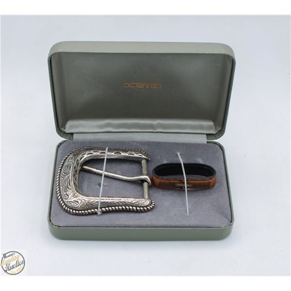 CENTURY CANADA SILVER BELT BUCKLE