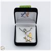 Image 1 : 925 STERLING CHAIN W/STAR OF DAVID PENDANT