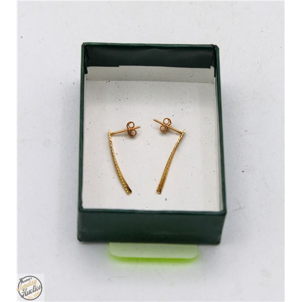 10K STAMPED GOLD EARRINGS SET