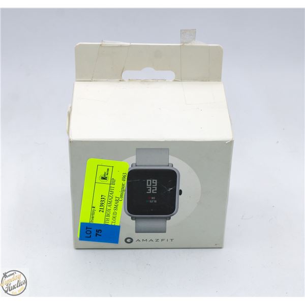 NEW WITH BOX AMAZAFIT BIP WHITE CLOUD SMART