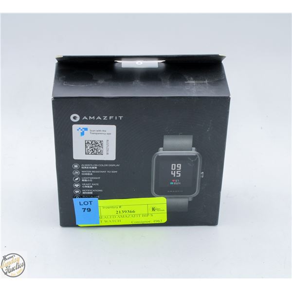 NEW SEALED AMAZAFIT BIP S SMART WATCH