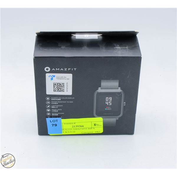 NEW SEALED AMAZAFIT BIP S SMART WATCH