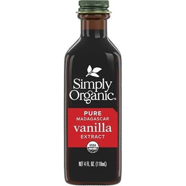 118ML SIMPLY ORGANIC PURE VANILLA EXTRACT