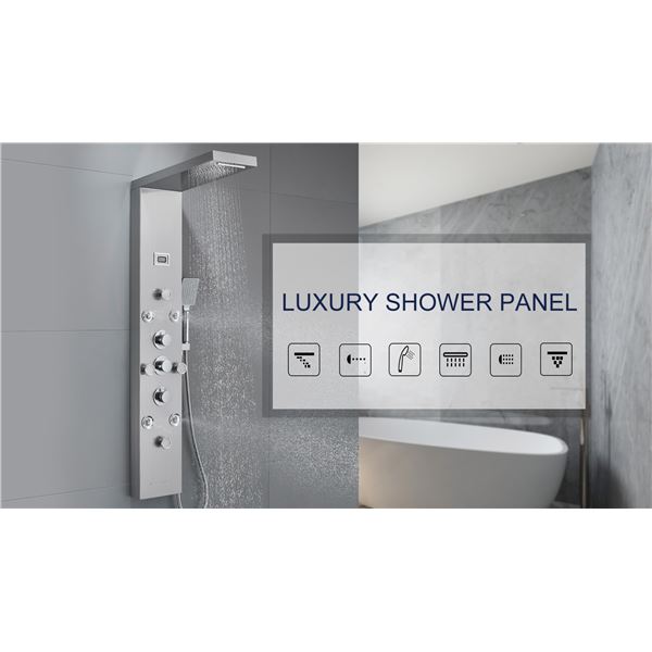 BRAND NEW POPFLY 6 IN 1 SHOWER PANEL TOWER