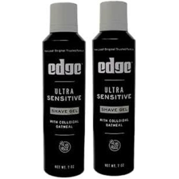 2 X 7 OZ EDGE ULTRA SENSITIVE SHAVE GEL