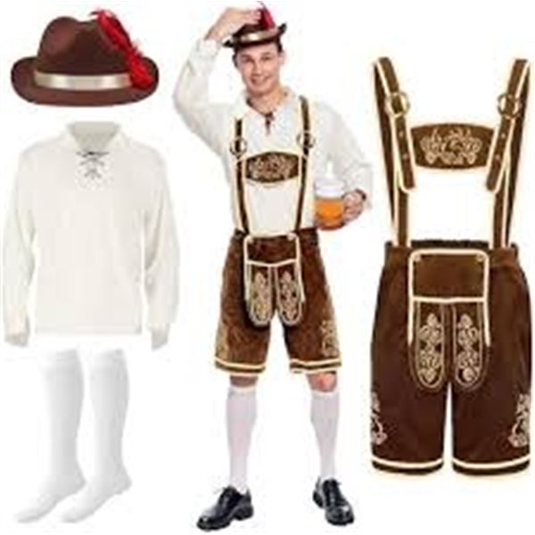 NEW W BOX SPOOKTACULAR MENS OKTOBERFEST COSTUME