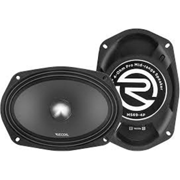 NEW RECOIL MS69 6X9" MIDRANGE PRO CAR SPEAKERS
