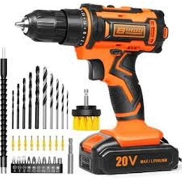 NEW TACKLIFE 20V MAX 1/2" CORDLESS DRILL DRIVER