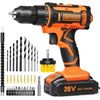 Image 1 : NEW TACKLIFE 20V MAX 1/2" CORDLESS DRILL DRIVER
