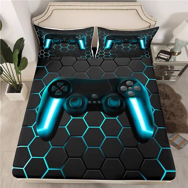 NEW GAMING BEDDING SET FULL SET TWIN SIZE