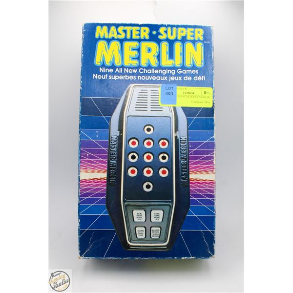VINTAGE MASTER SUPER MERLIN GAME