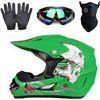 Image 1 : BRAND NEW CUTEY ATV HELMET YOUTH OFF-ROAD LARGE