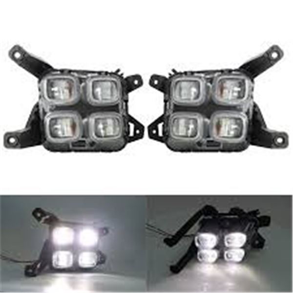 NEW 2PCS FOG LIGHTS ASSEMBLY FOR KIA 17-18 L+R