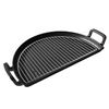 Image 1 : NEW HALF MOON GRATE FOR KAMADO GRIDDLE PAN 22"