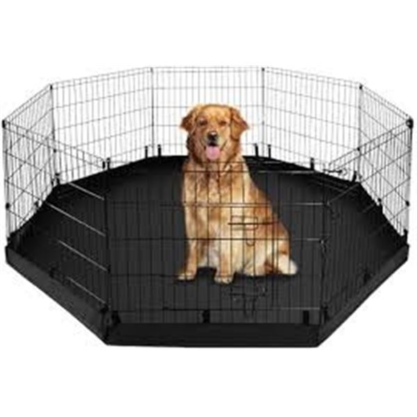 BRAND NEW PJYUCIEN DOG PLAYPEN FOLDABLE 8 PANELS