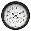 Image 1 : NEW W BOX ACURITE 24" WEATHERED BLACK WALL CLOCK